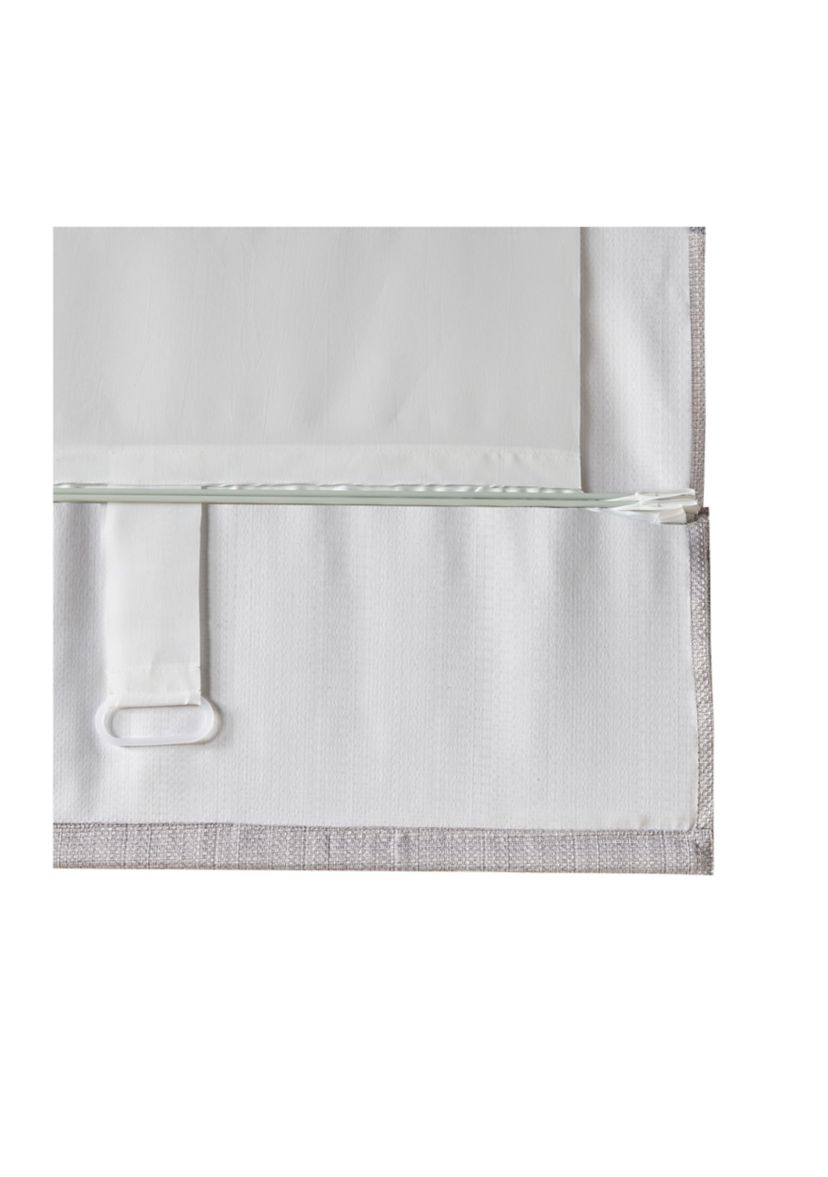 Galen Basketweave Room Darkening Cordless Roman Shade