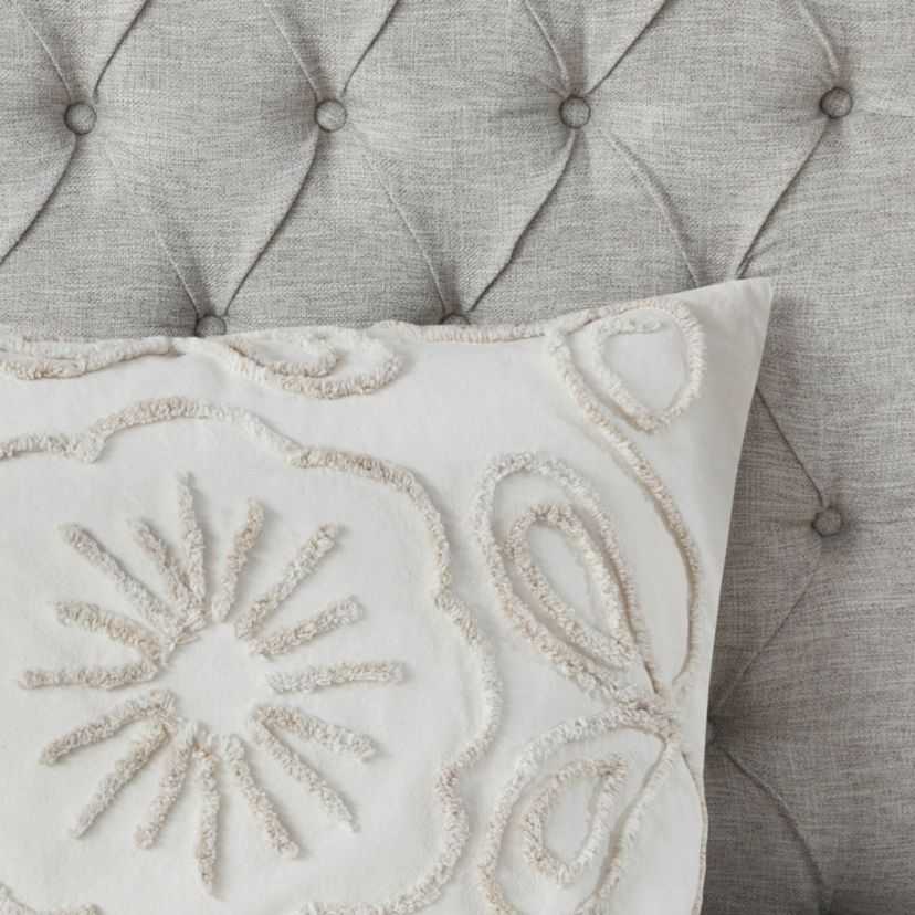 Violette 3 Piece Tufted Cotton Chenille  Coverlet Set