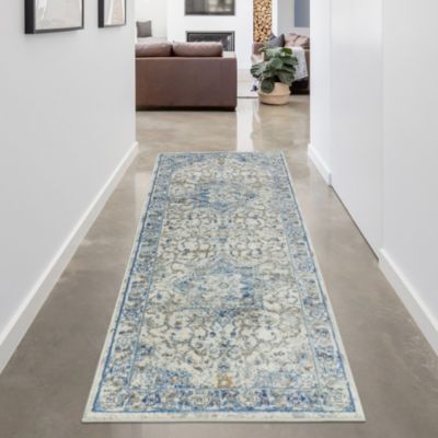 Frances Medallion Woven Area Rug