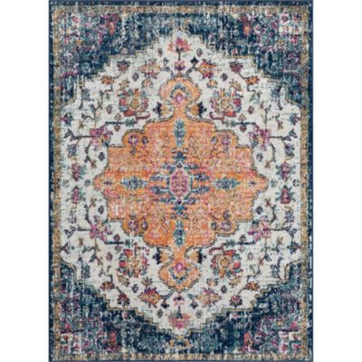 Mateo Boho Medallion Woven Area Rug