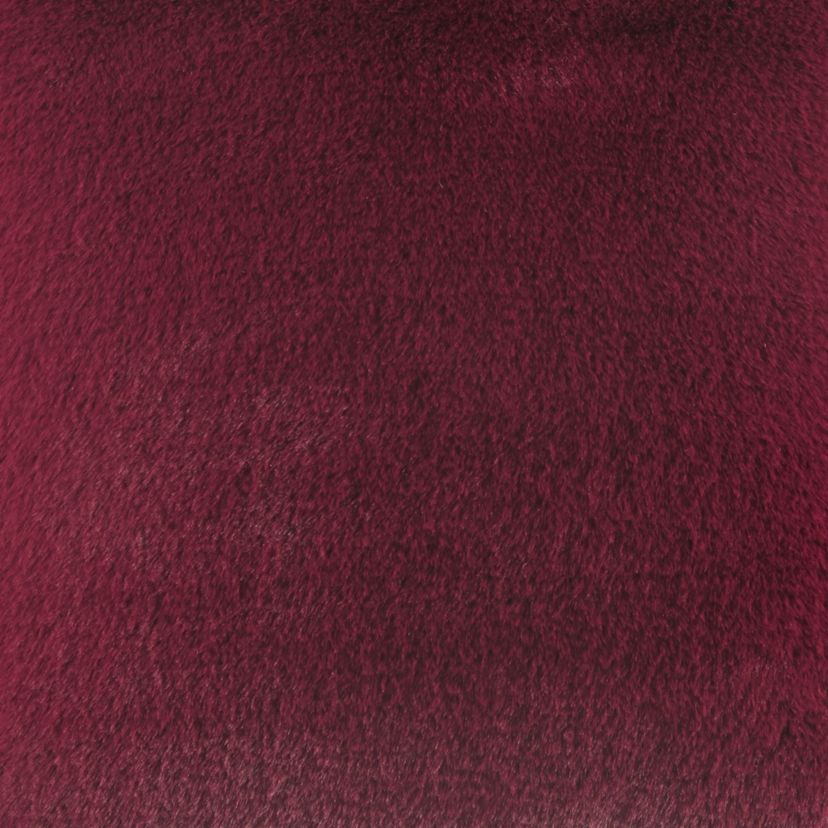 Sable Solid Faux Fur Square Decor Pillow