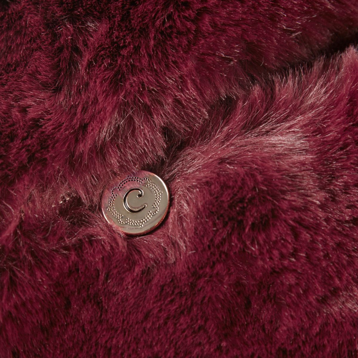 Sable Solid Faux Fur Square Decor Pillow