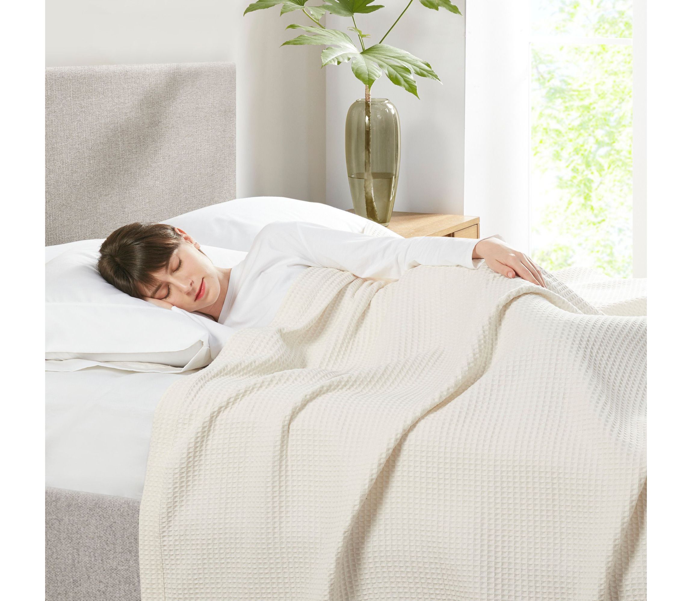Waffle Weave Cotton Blanket
