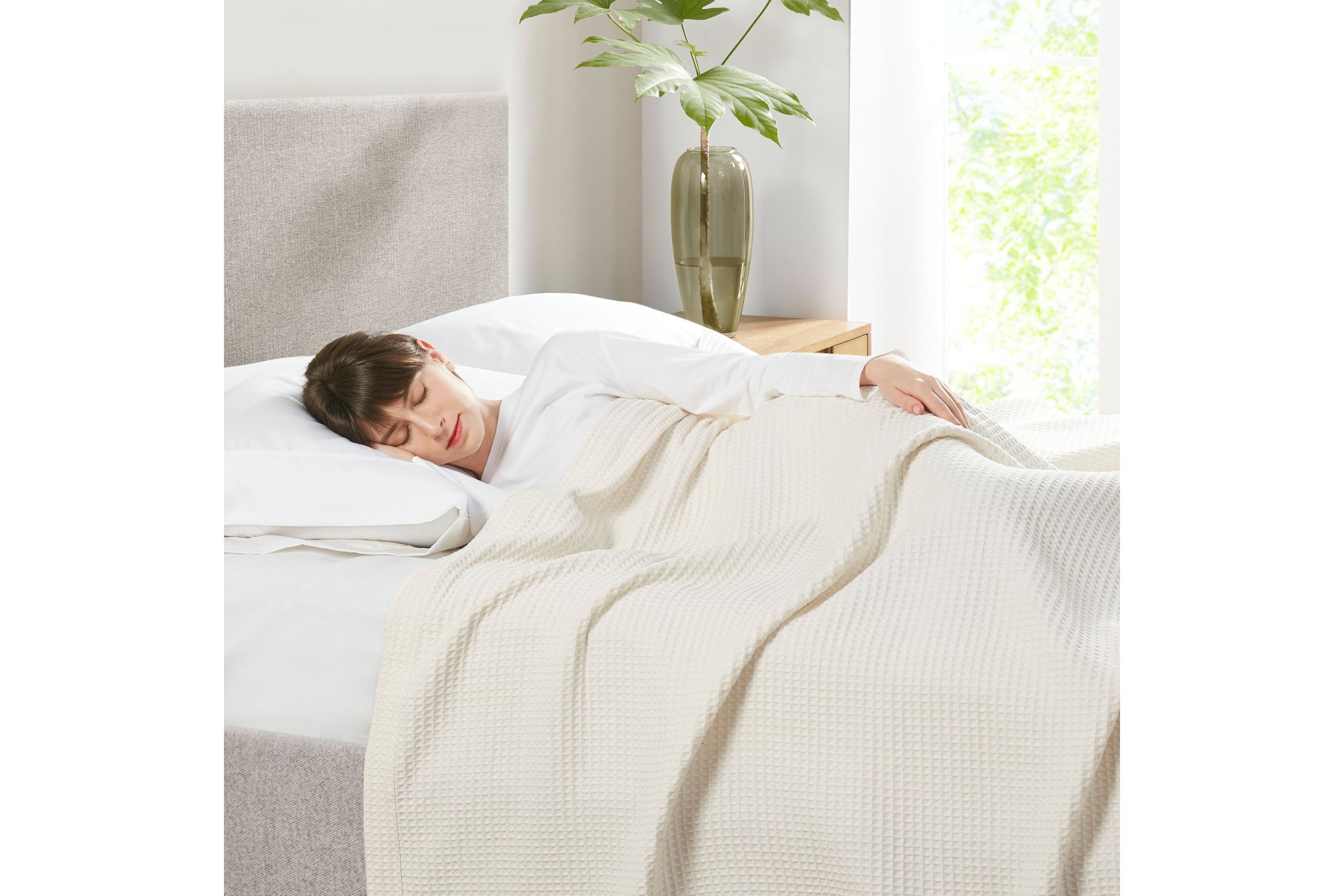 Waffle Weave Cotton Blanket