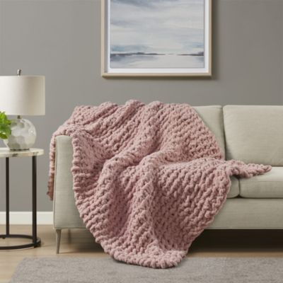 Chenille Chunky Knit Throw