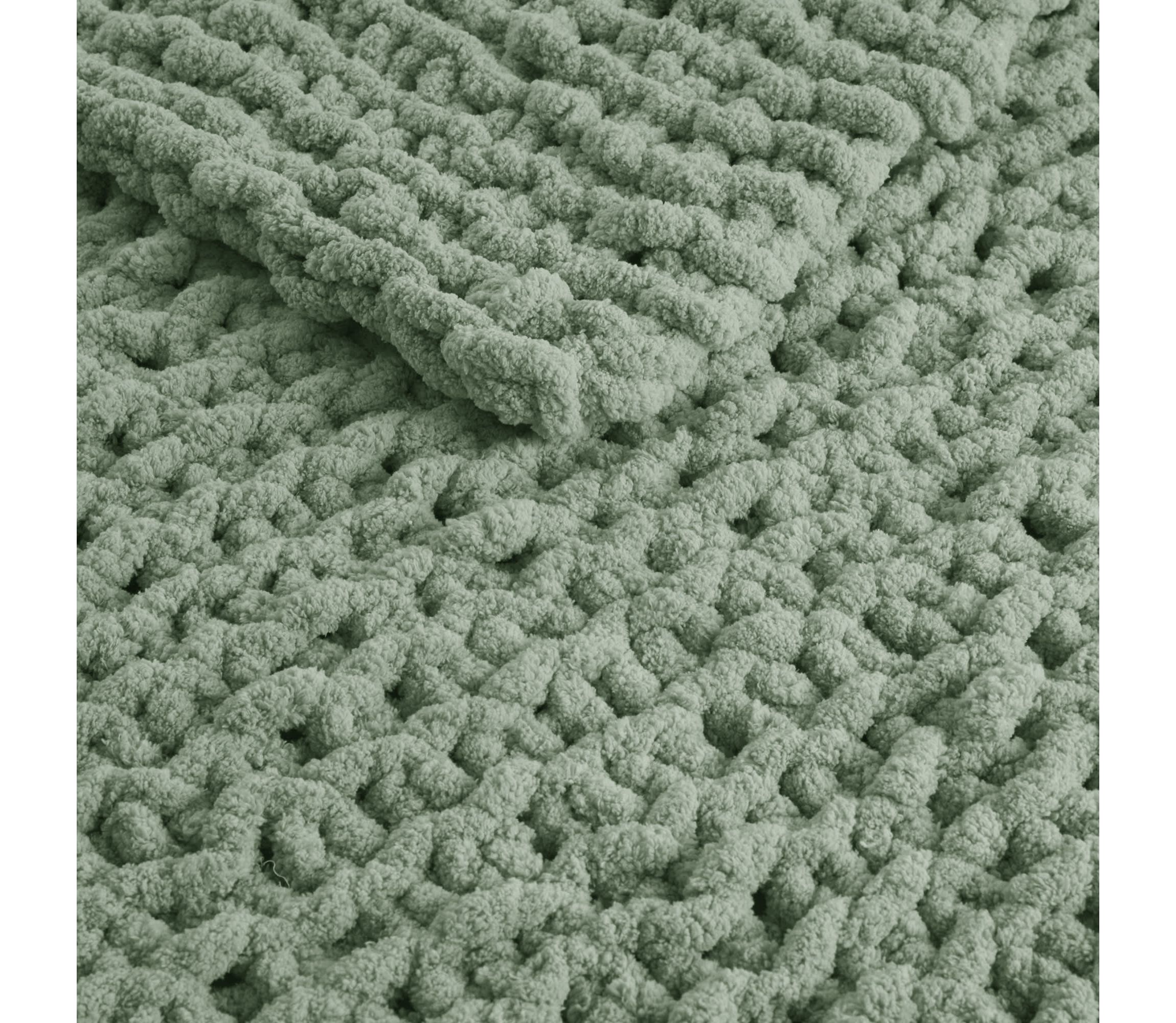 Chenille Chunky Knit Throw