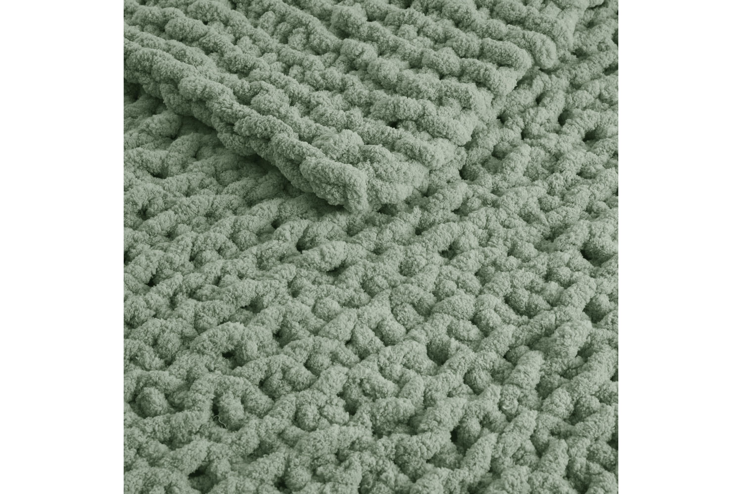 Chenille Chunky Knit Throw