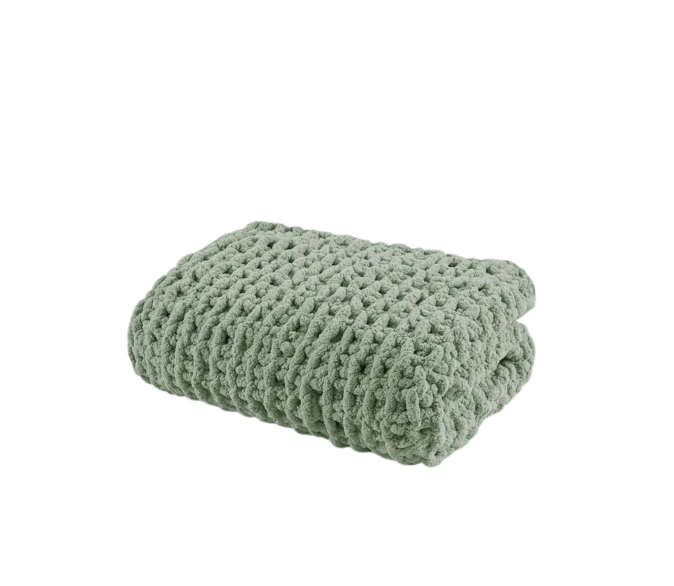 Chenille Chunky Knit Throw