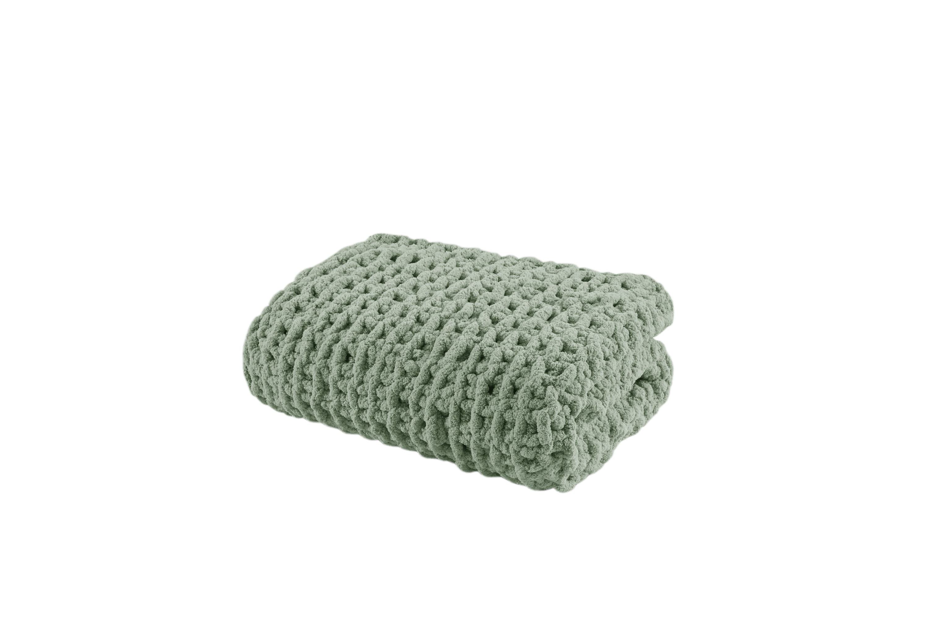 Chenille Chunky Knit Throw