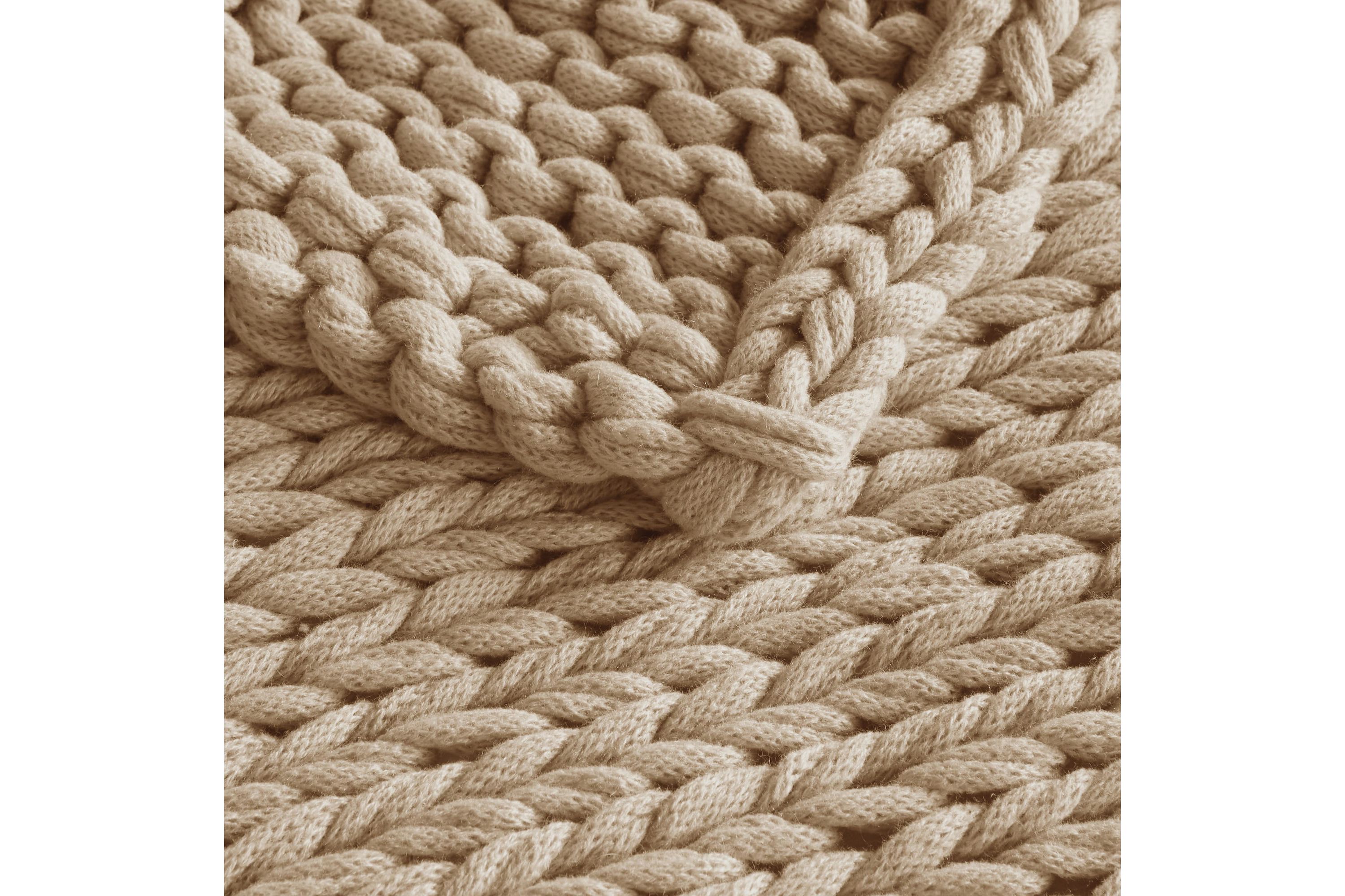 Hand Made Chunky Double Knit Throw Blanket
