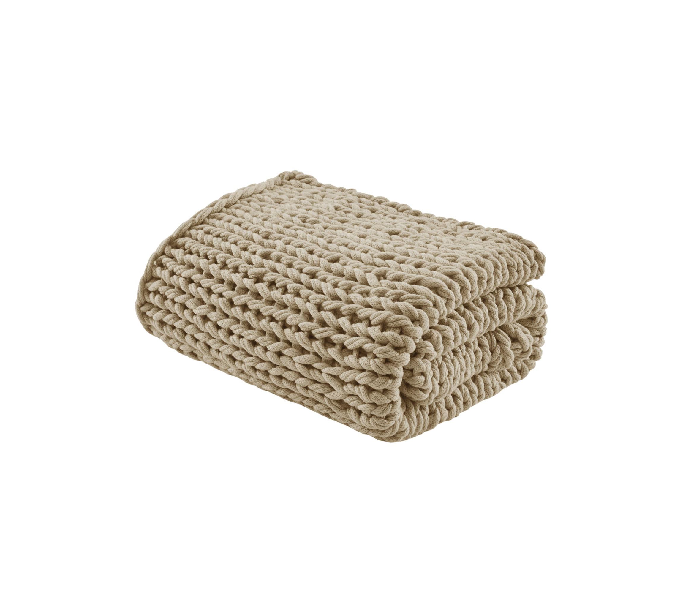 Hand Made Chunky Double Knit Throw Blanket