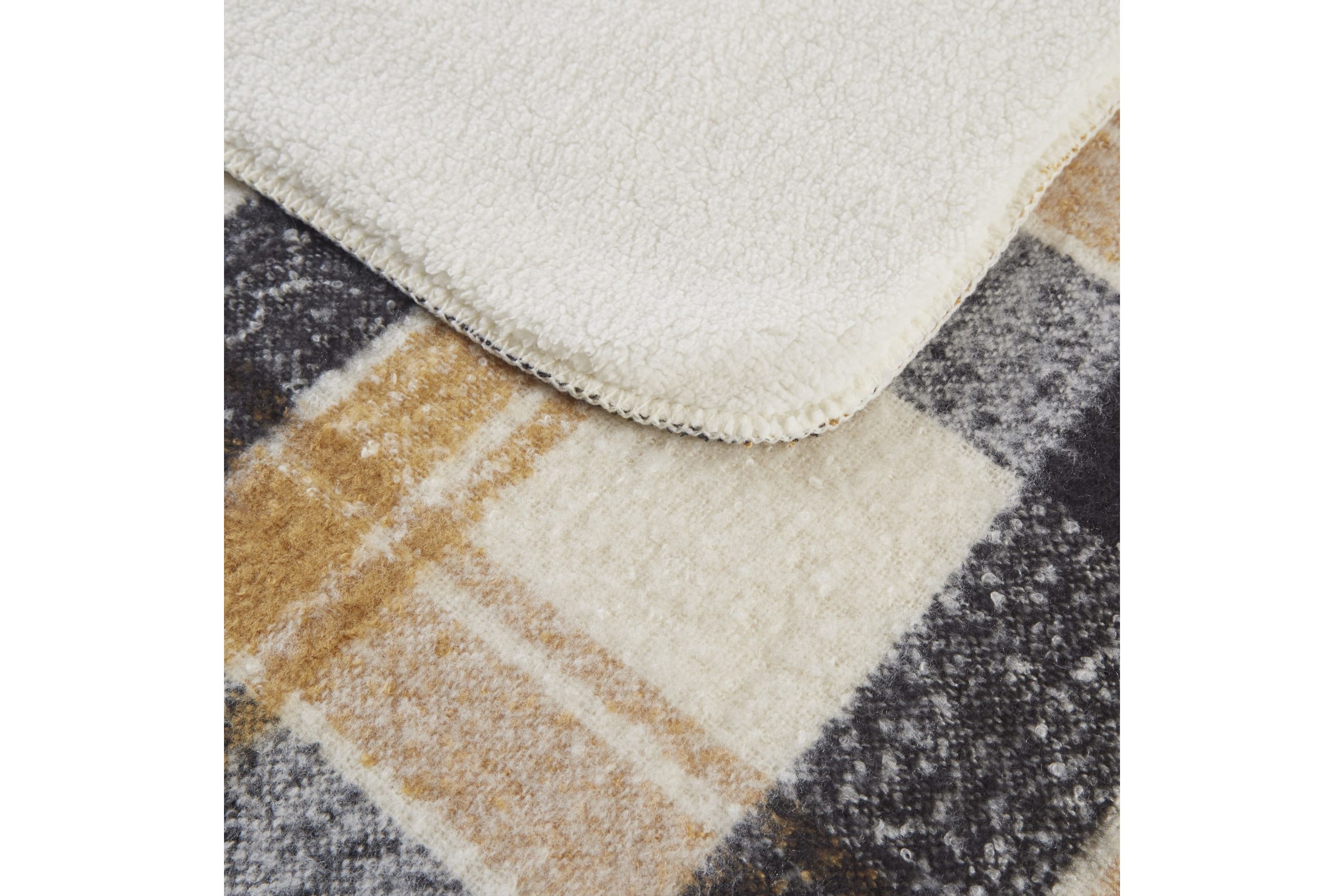 Bloomington Faux Mohair to Sherpa Throw