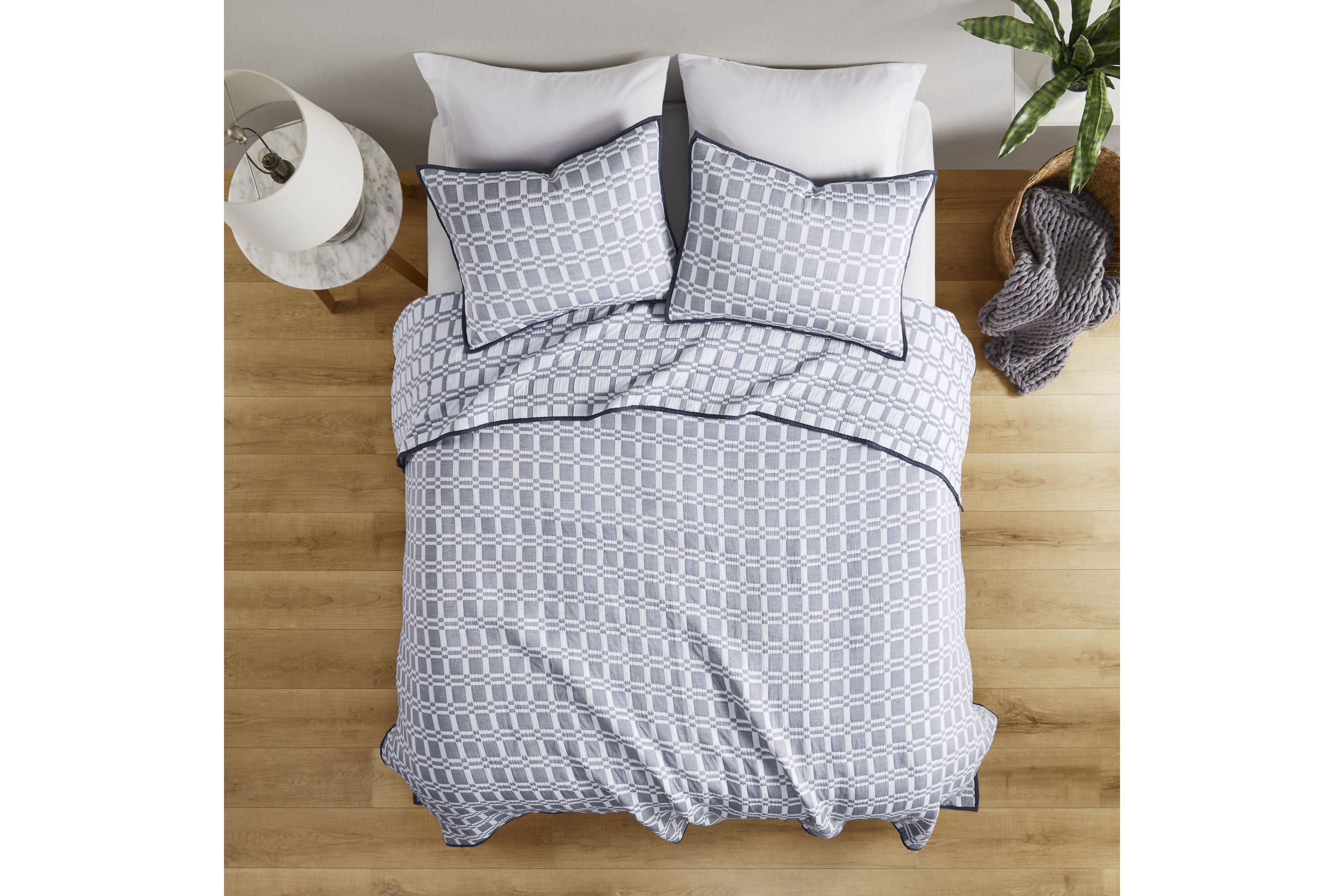 Harlow 3 Piece Reversible Matelasse Coverlet Set