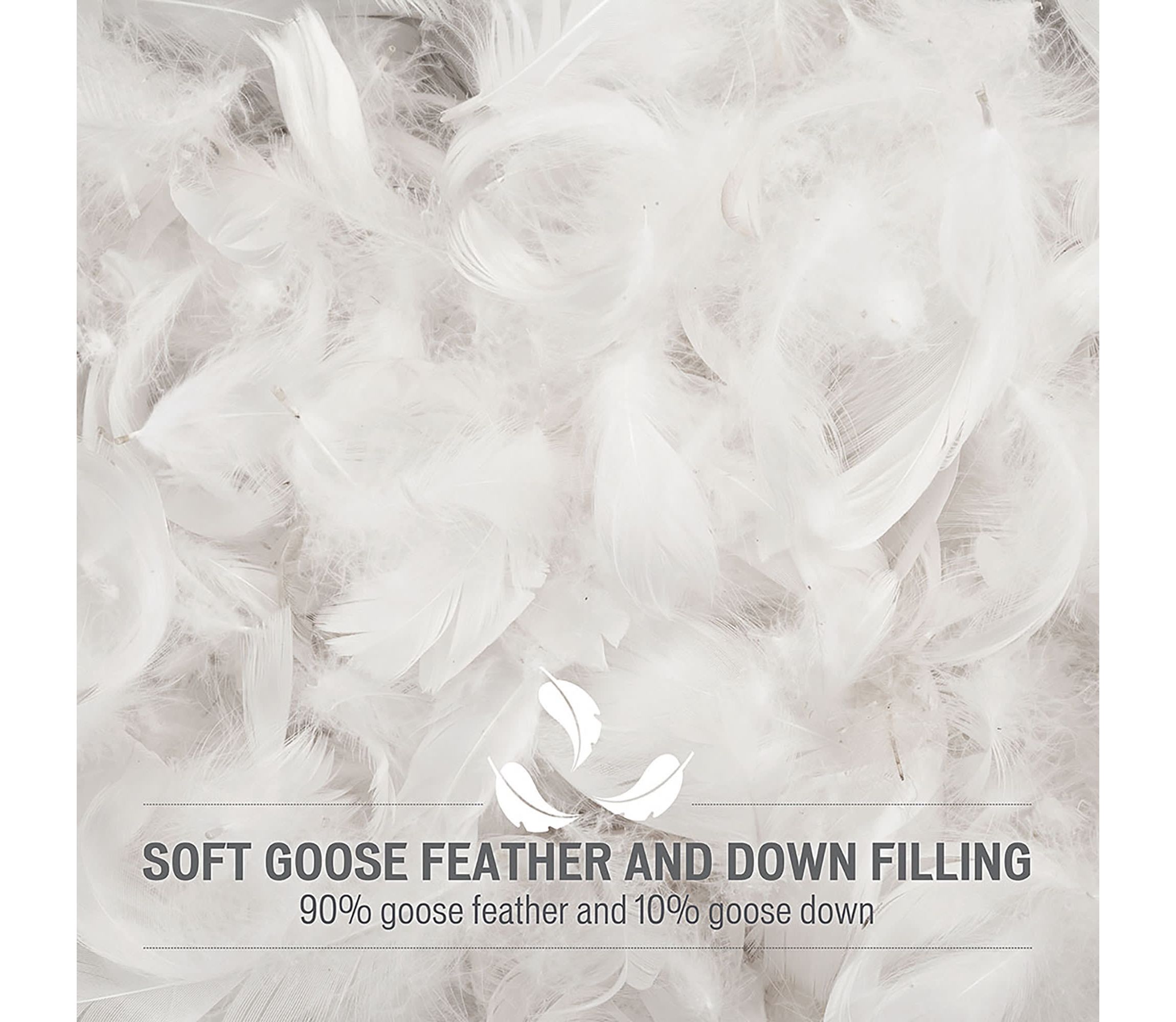 Heavy Warmth Goose Feather and Down Oversize Comforter