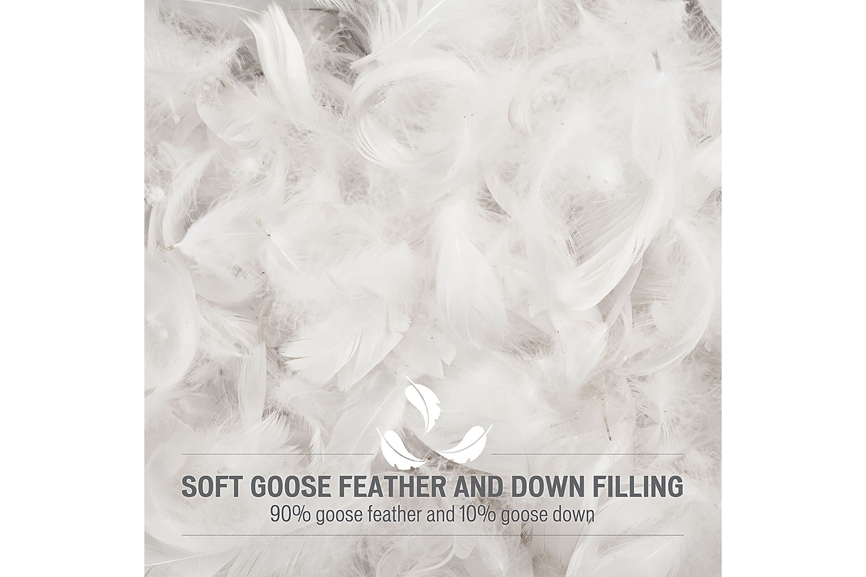 Heavy Warmth Goose Feather and Down Oversize Comforter