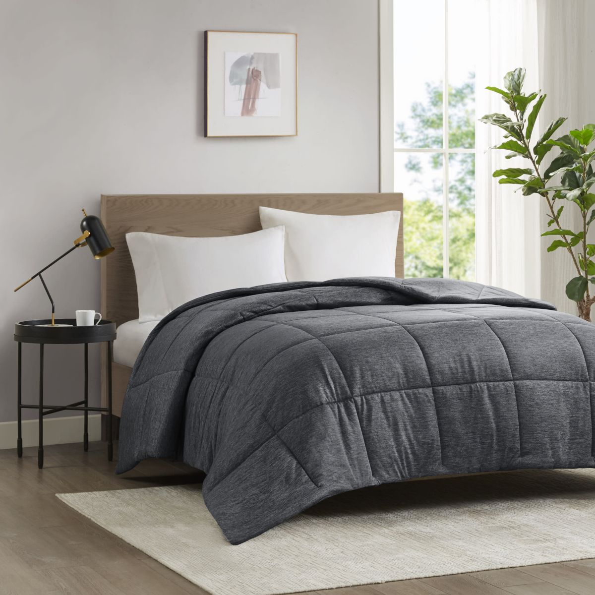 Comfort Cool Jersey Knit Oversized Down Alternative Comforter