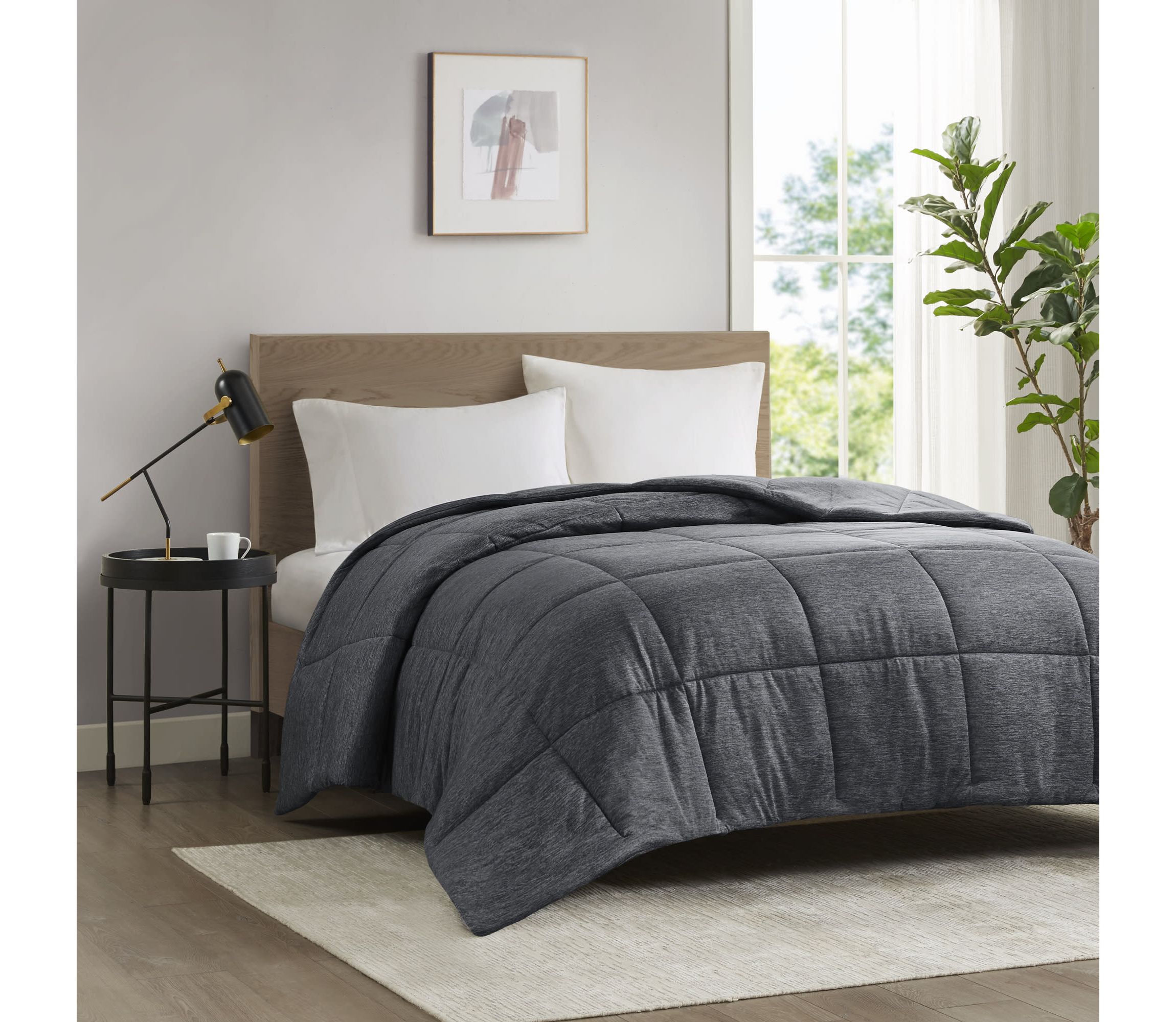 Comfort Cool Jersey Knit Oversized Down Alternative Comforter