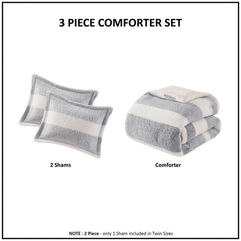 Hollis Sherpa Comforter Set