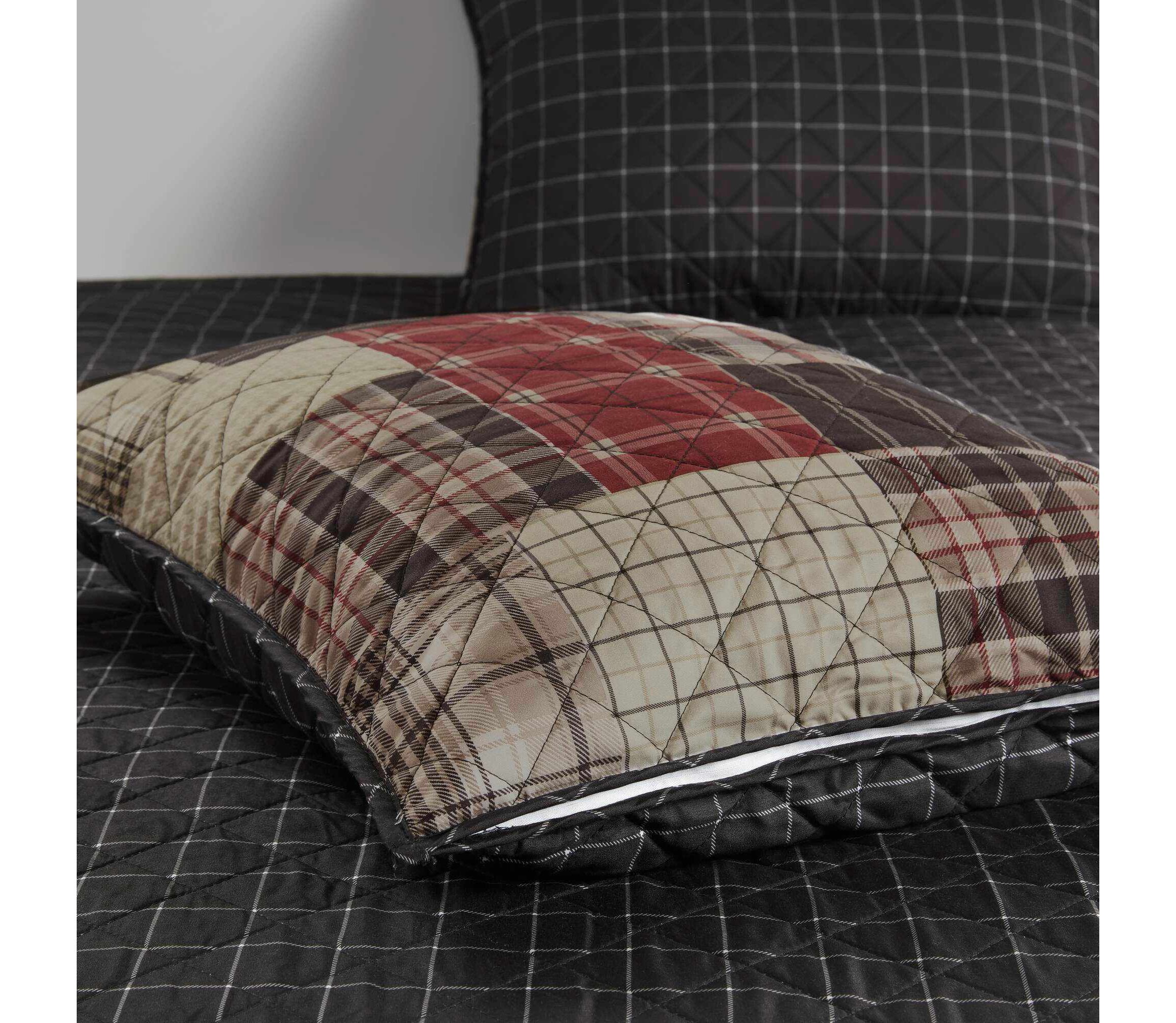 Timber 3 Piece Reversible Printed Quilt Set