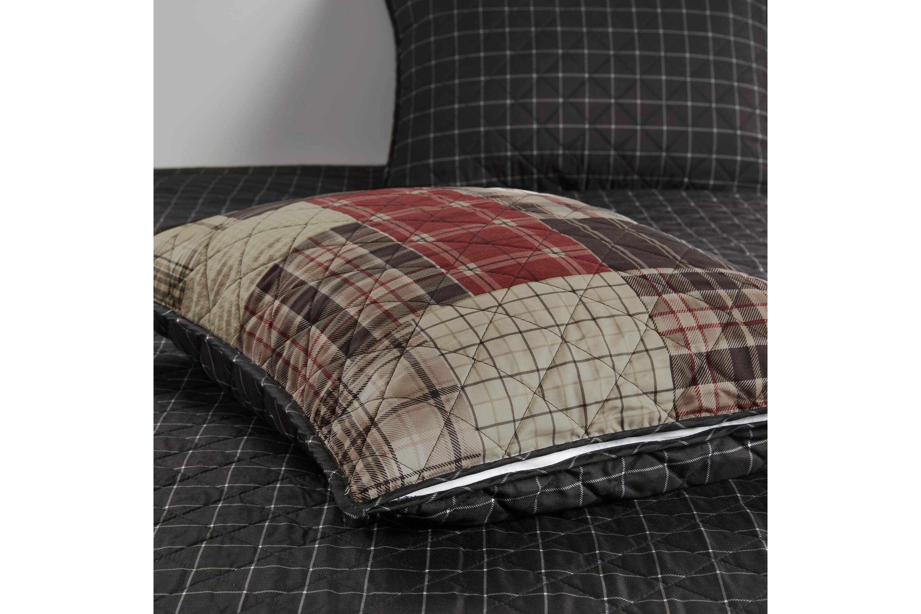 Timber 3 Piece Reversible Printed Quilt Set