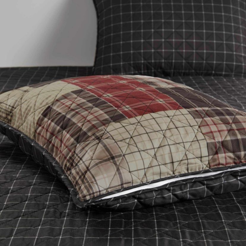 Timber 3 Piece Reversible Printed Quilt Set