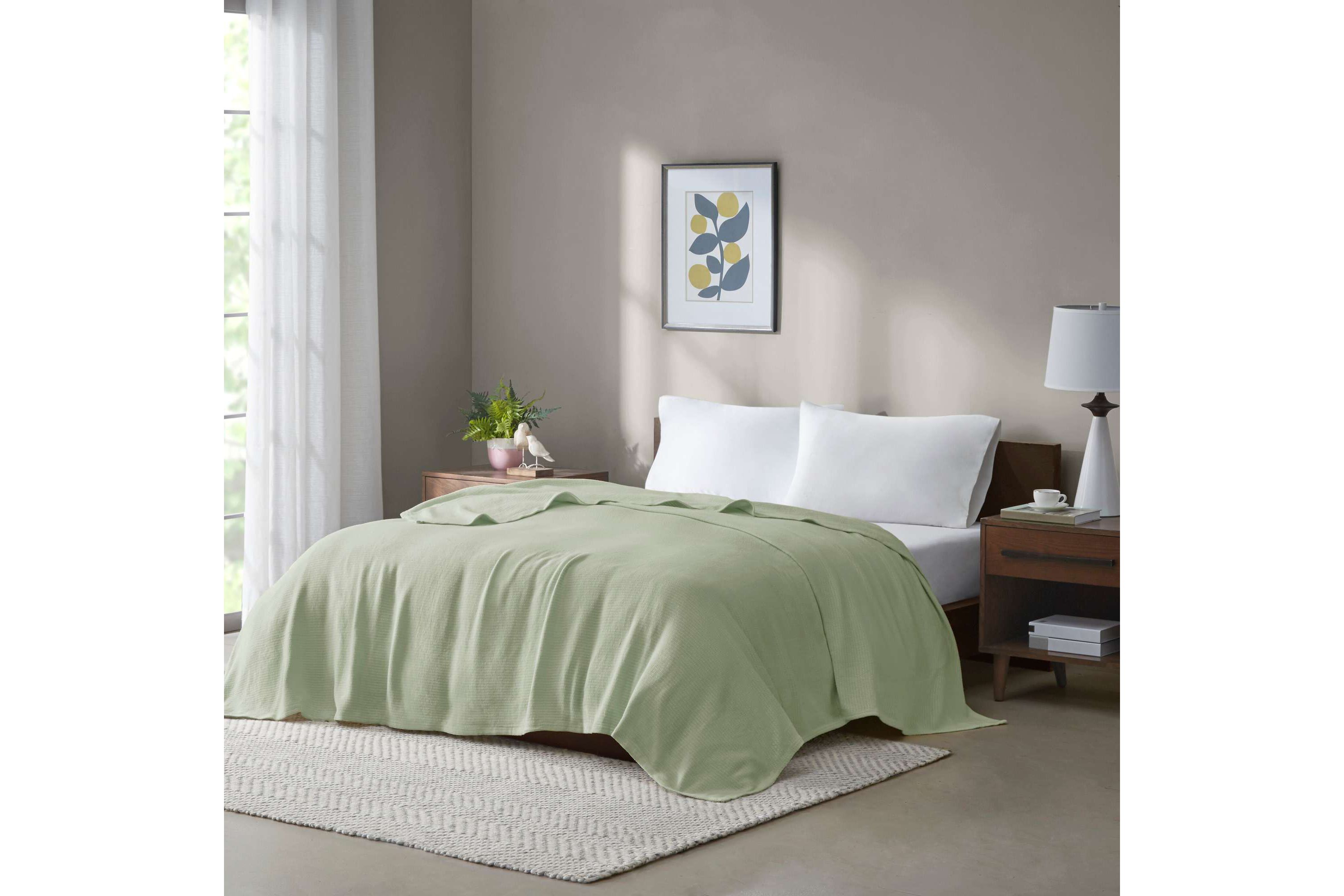 Freshspun Basketweave Cotton Blanket