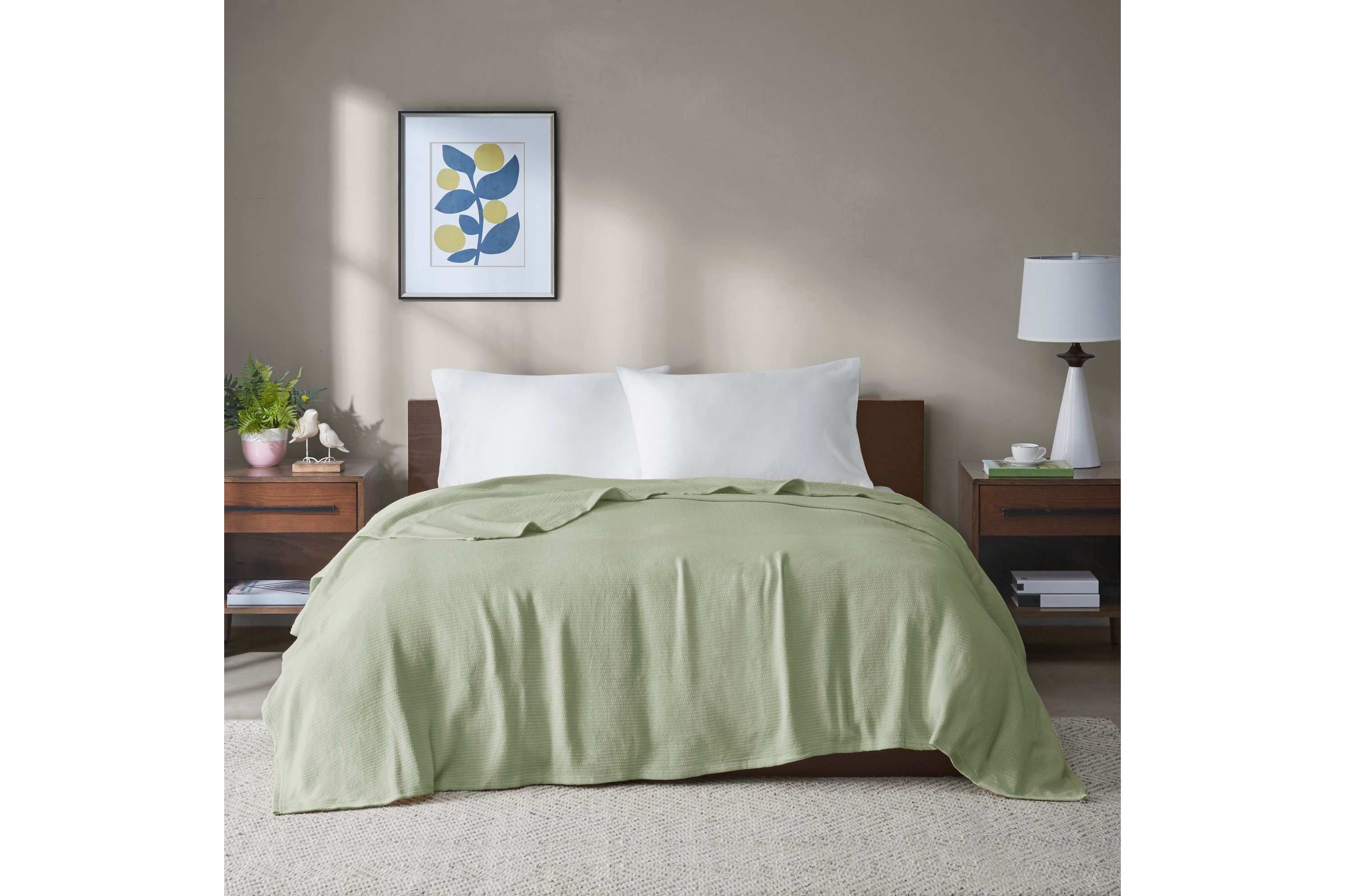 Freshspun Basketweave Cotton Blanket