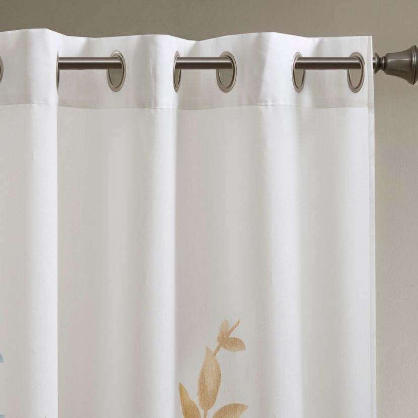 Cecily Burnout Printed Window Panel