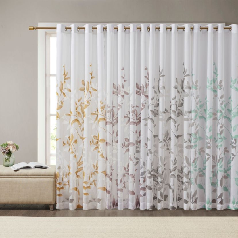 Cecily Burnout Printed Window Panel
