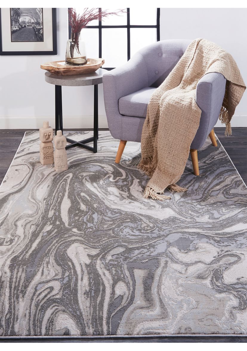 Alexander Modern Watercolor Area Rug