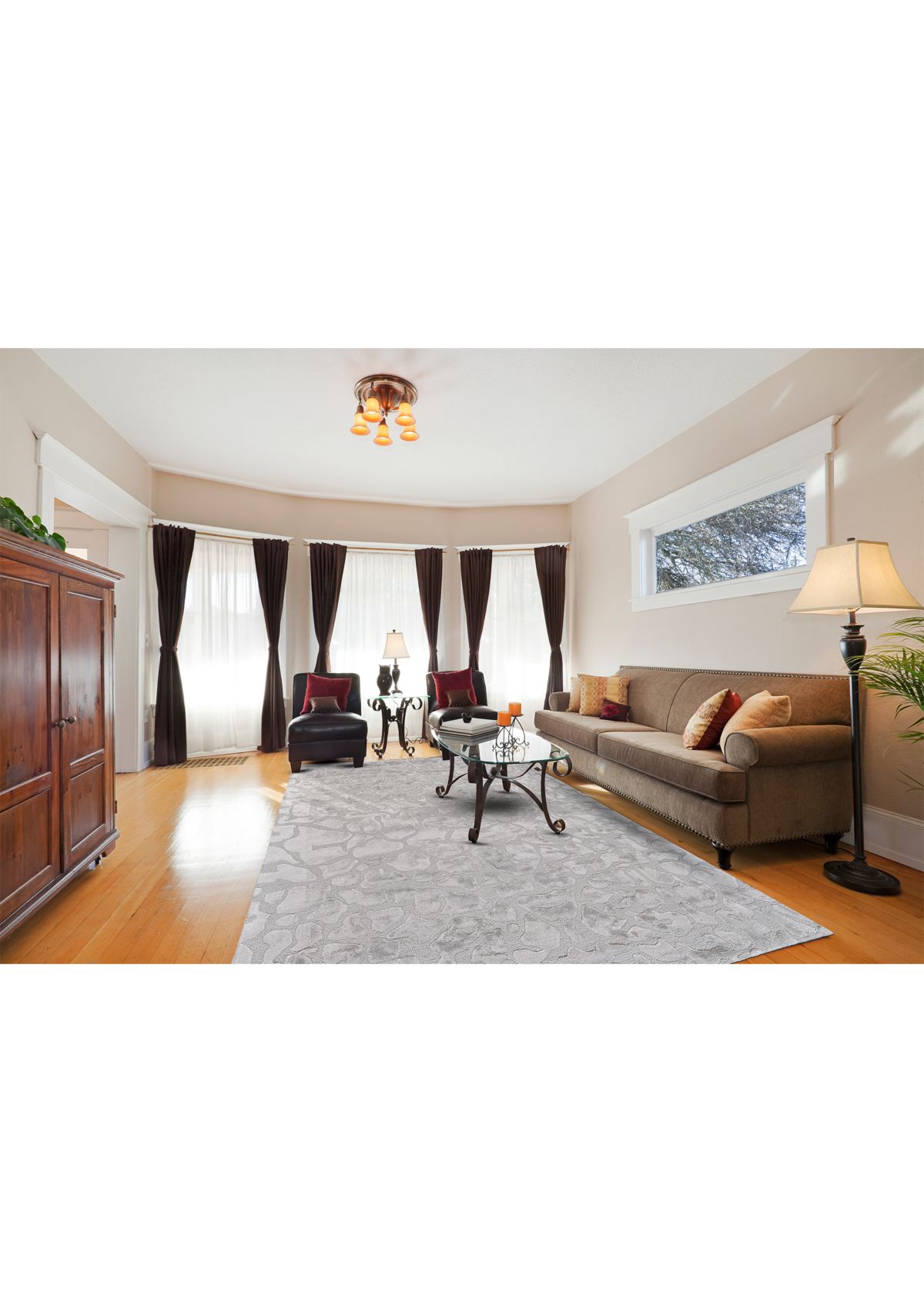 Malawi Modern Abstract Area Rug