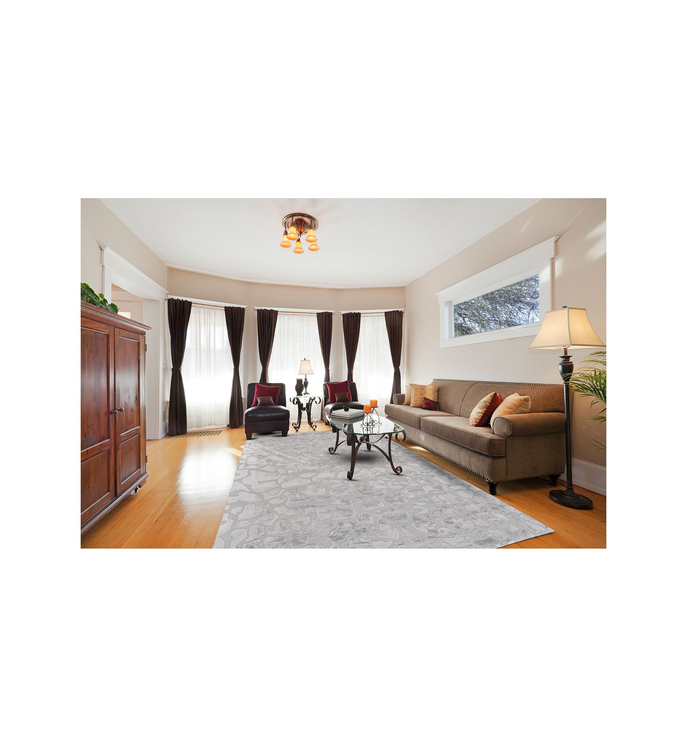 Malawi Modern Abstract Area Rug