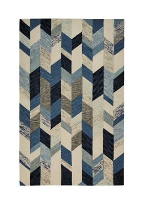 Binada Transitional Geometric Area Rug