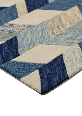 Binada Transitional Geometric Area Rug