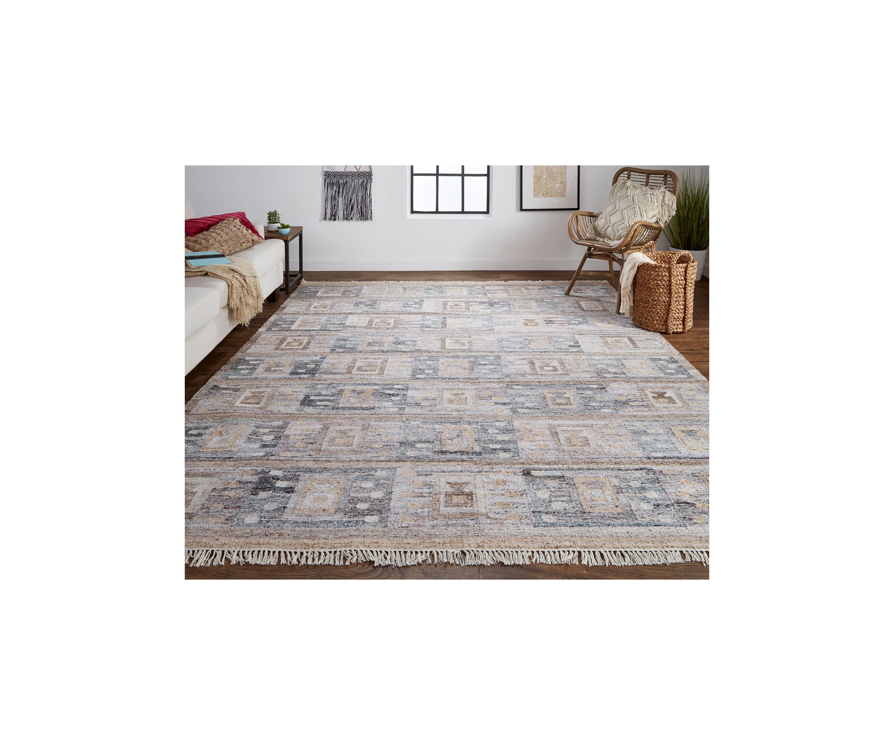 Elstow Transitional Moroccan Area Rug