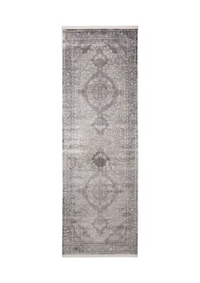 Melmas Transitional Medallion Area Rug