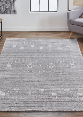 Yurie Transitional Bordered Area Rug