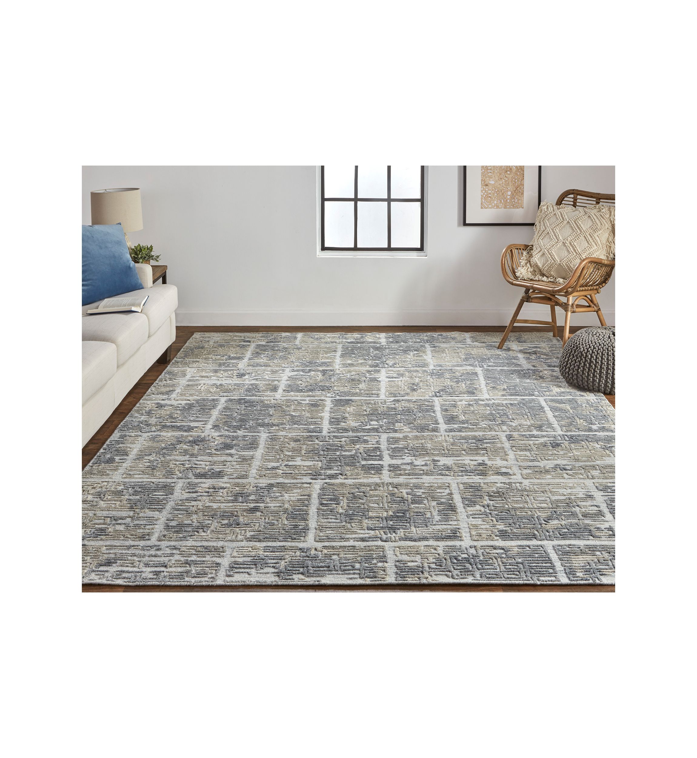 Huntley Modern Abstract Area Rug