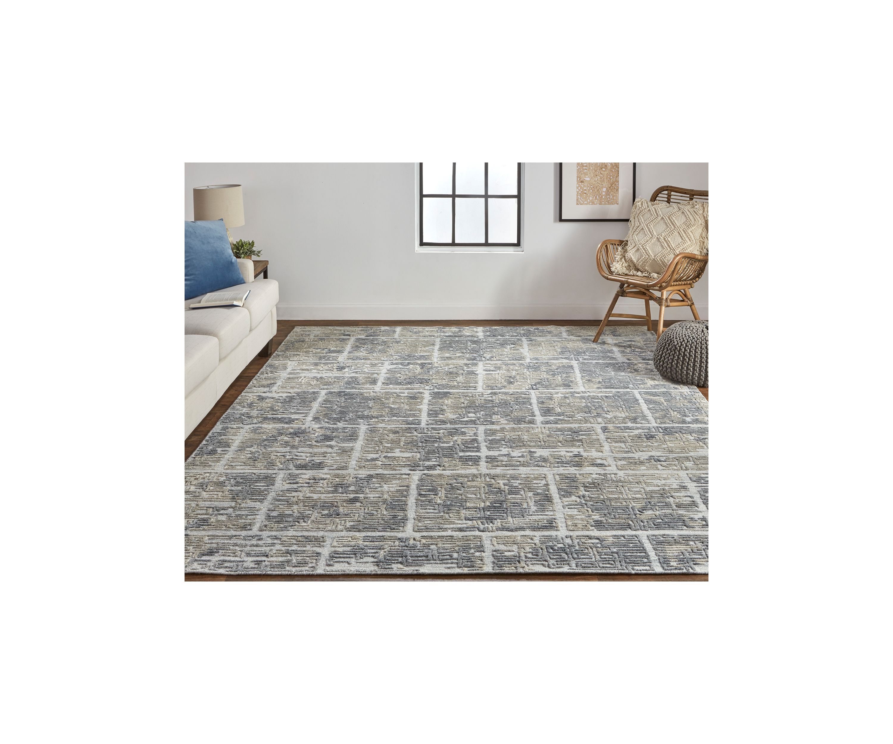 Huntley Modern Abstract Area Rug