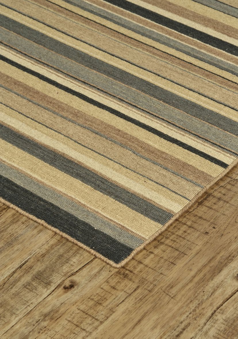 Naida Transitional Stripes Area Rug