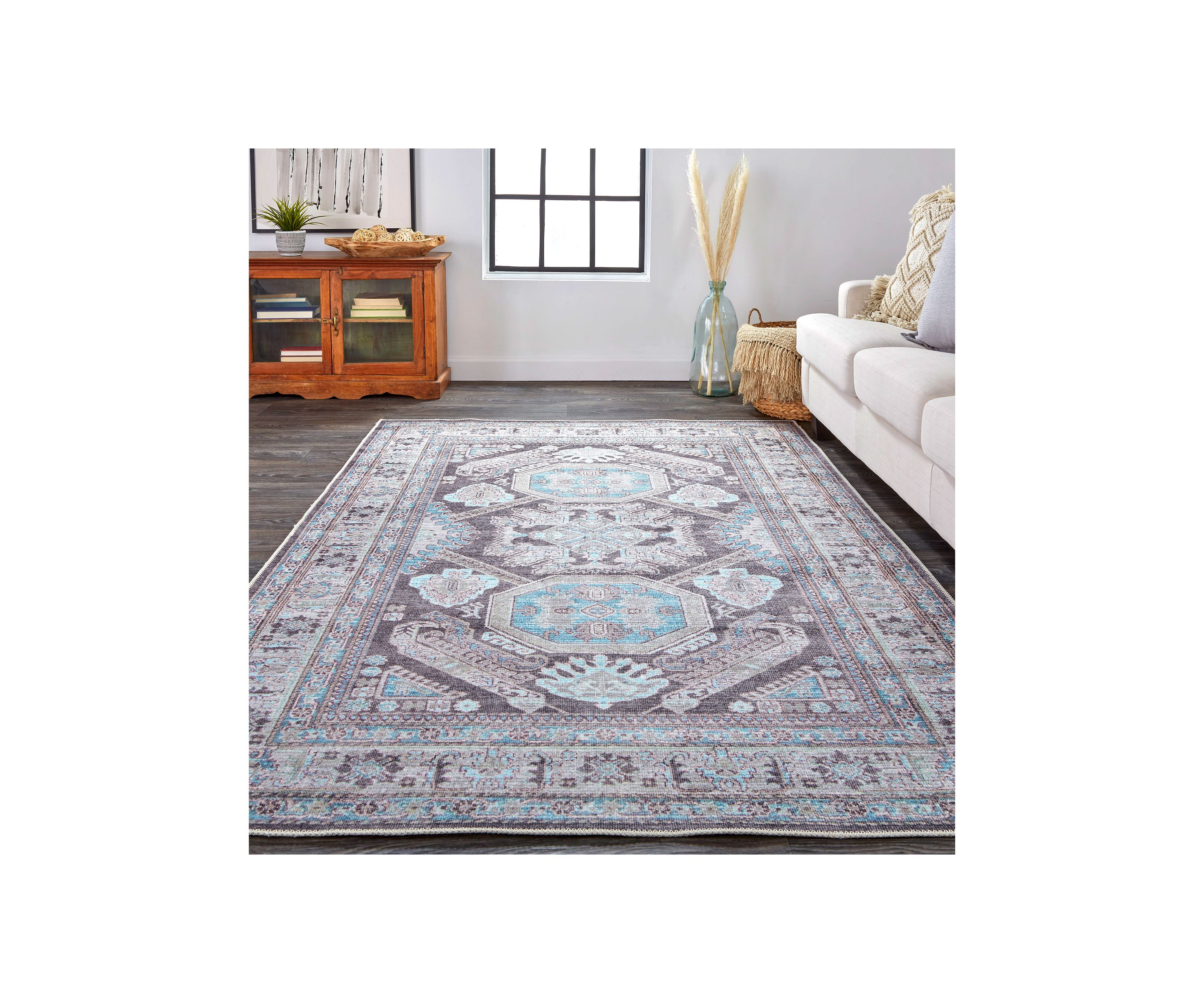 Prescott Transitional Medallion Area Rug