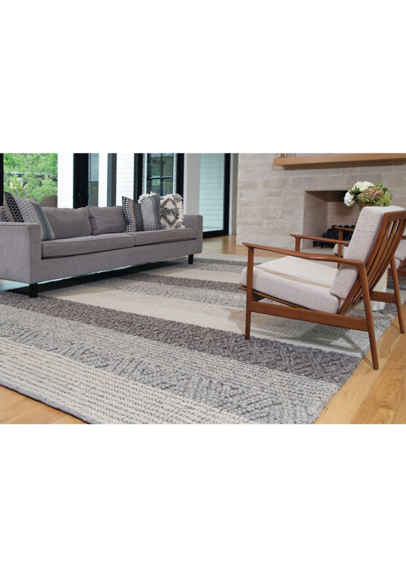 Genet Transitional Stripes Area Rug