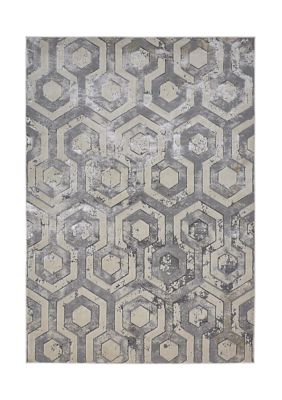 Orin Modern Distressed Area Rug