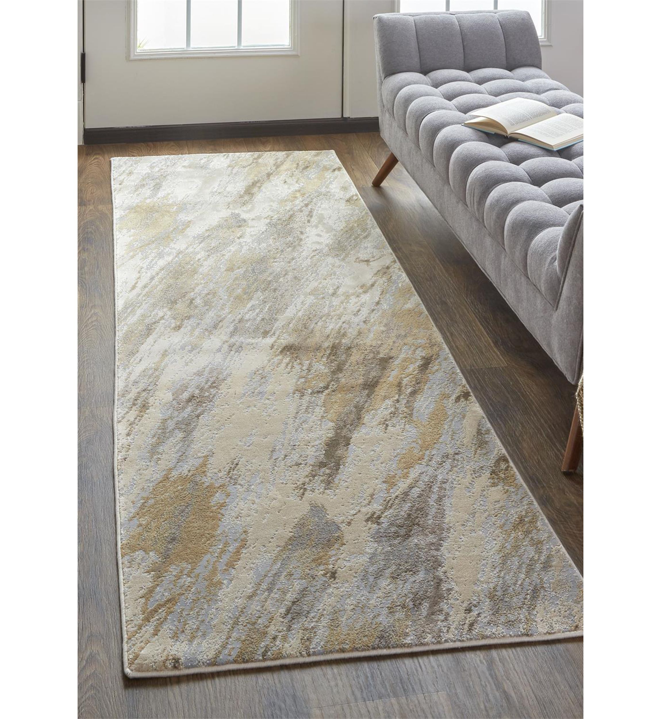 Transitional Abstract Area Rug