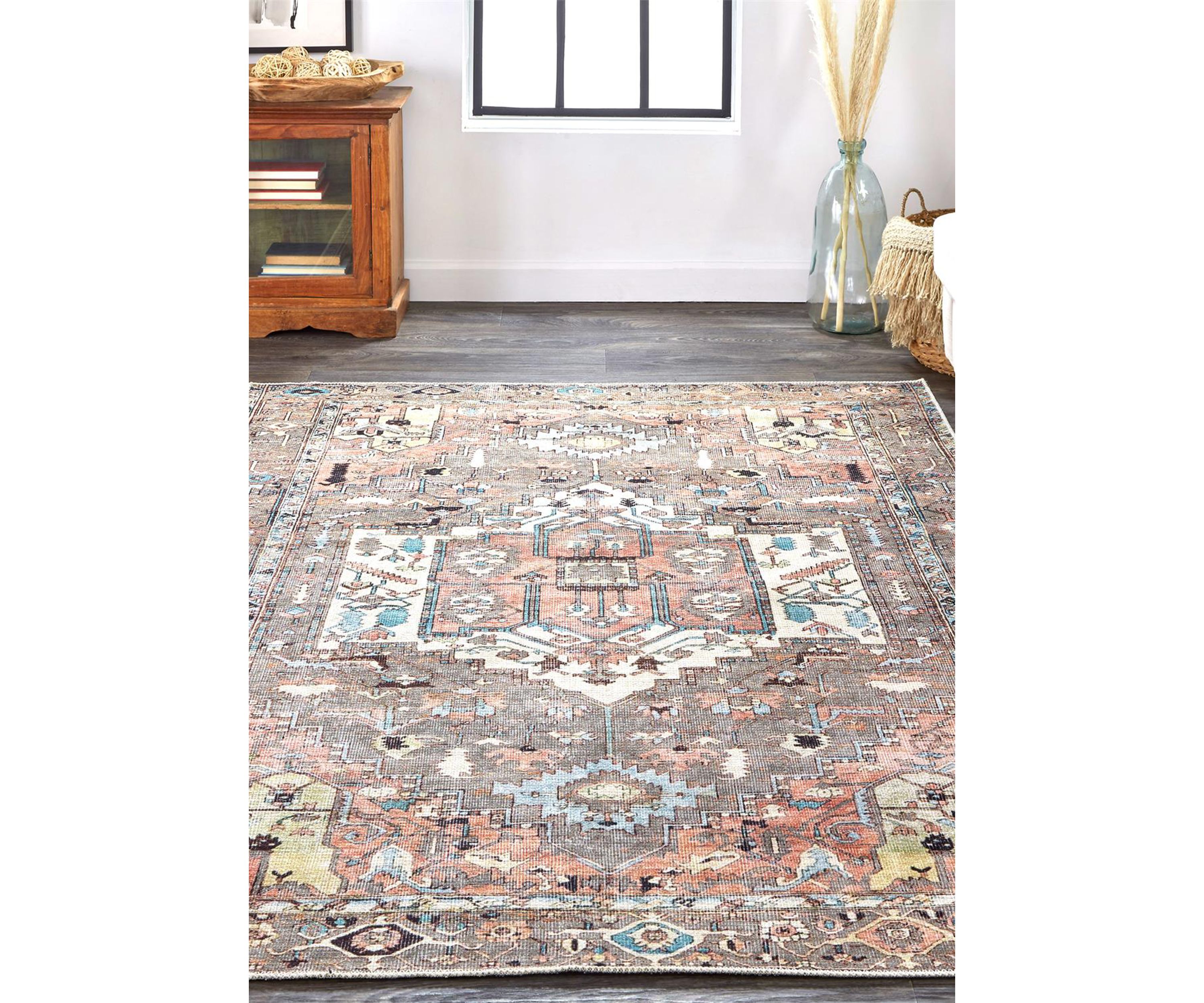 Prescott Transitional Medallion Area Rug
