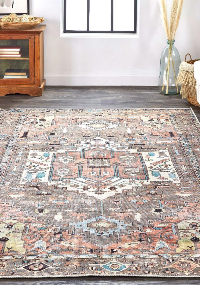 Prescott Transitional Medallion Area Rug