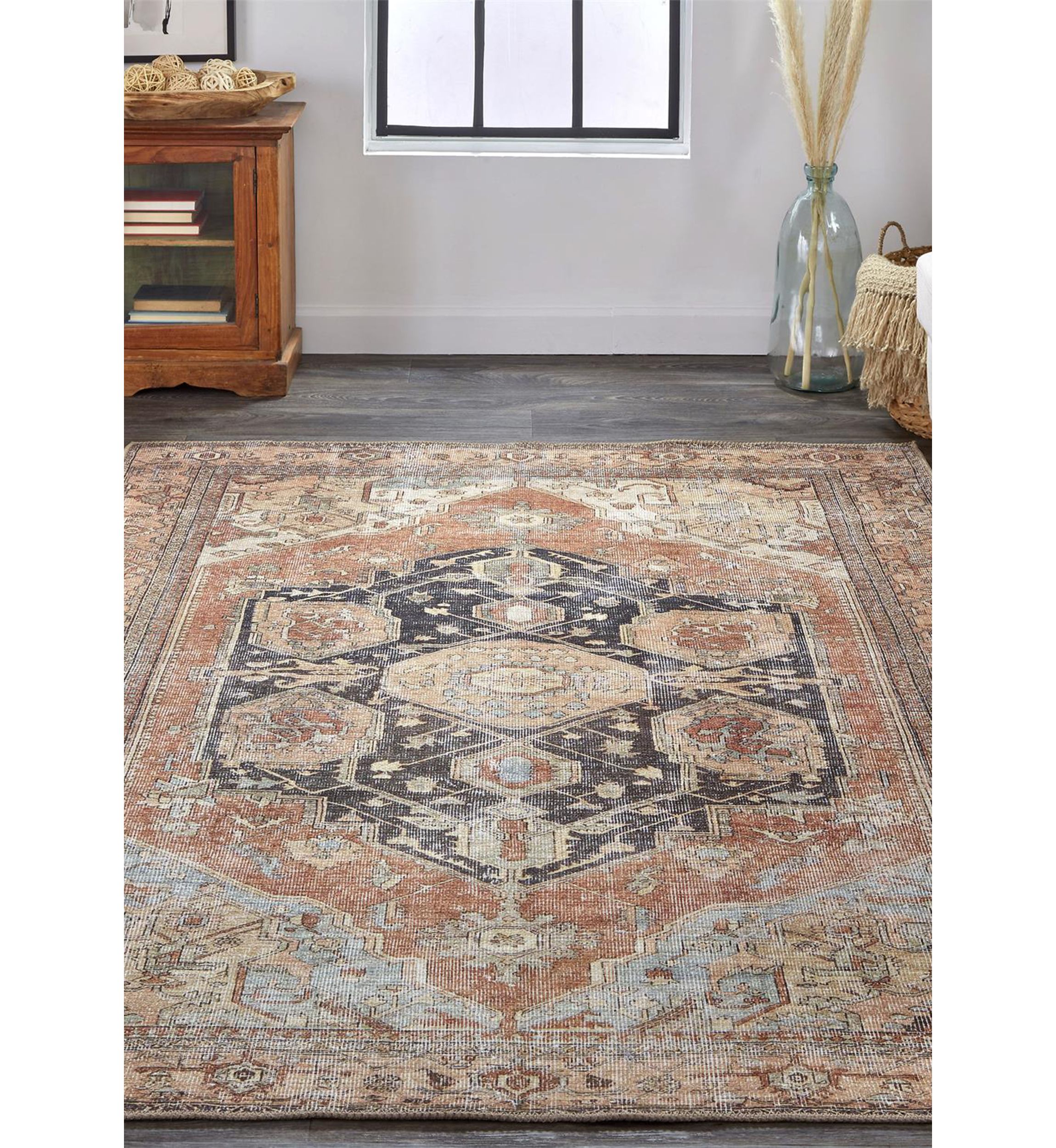 Prescott Transitional Medallion Area Rug