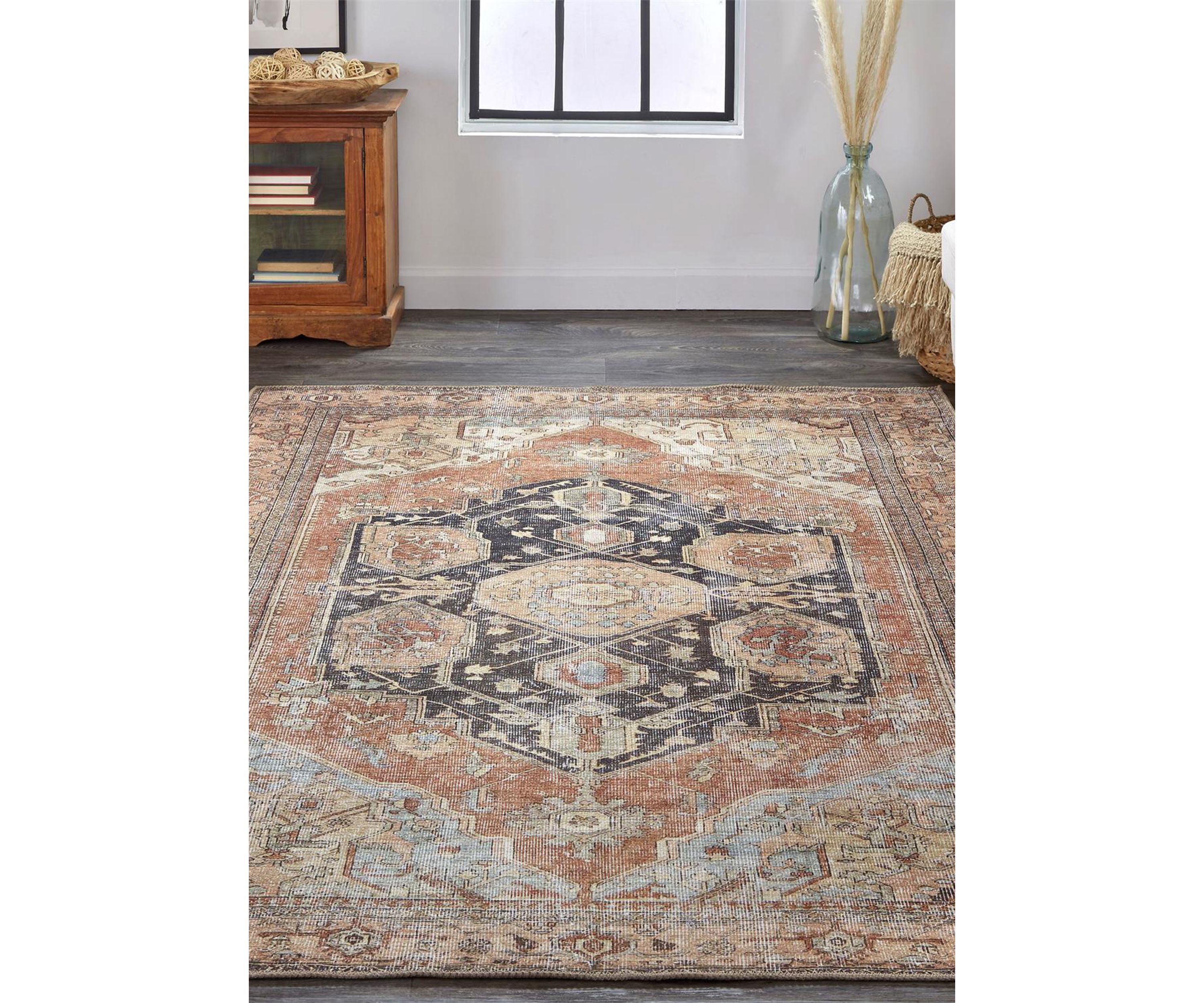 Prescott Transitional Medallion Area Rug