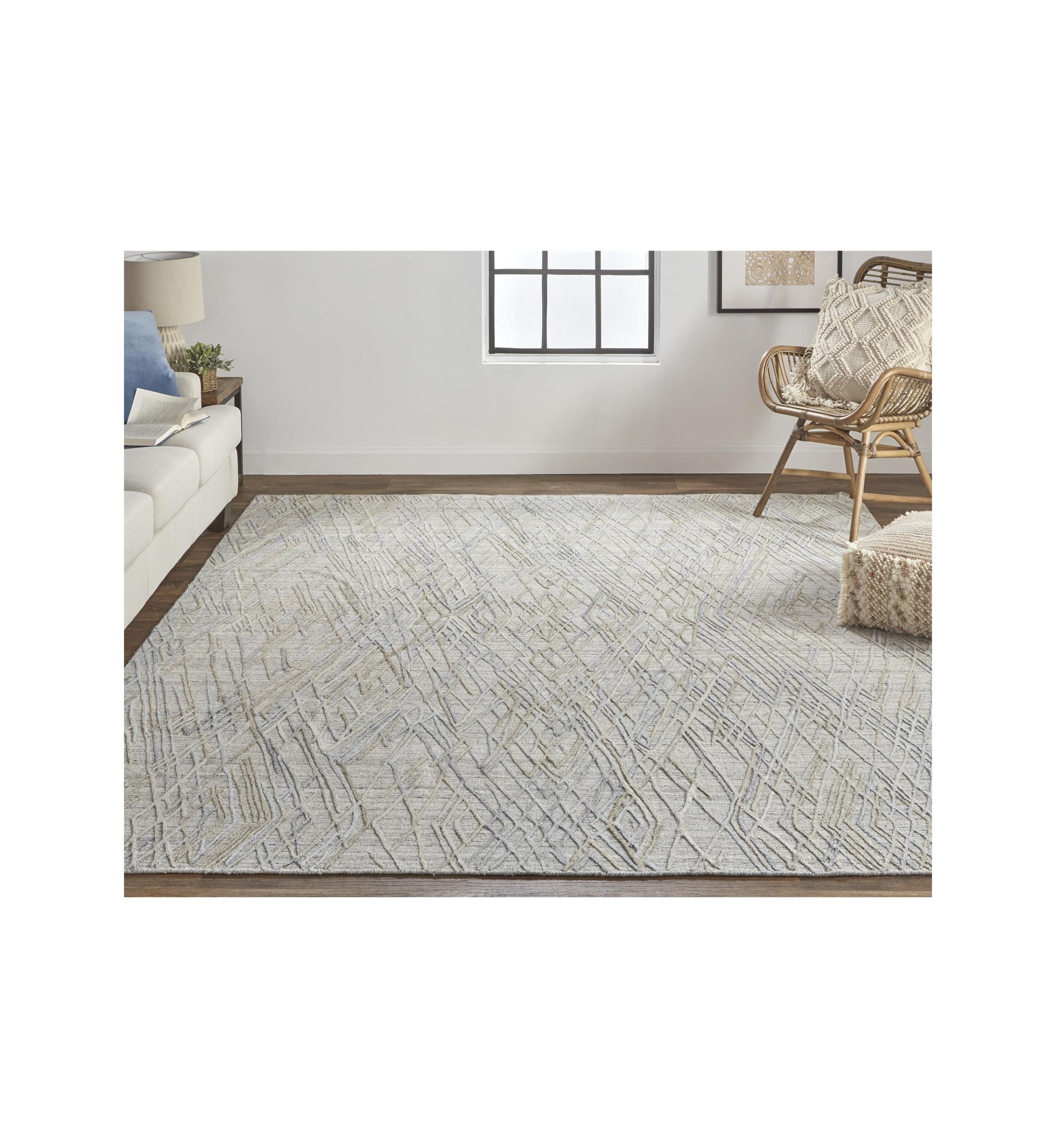 Huntley Modern Abstract Area Rug