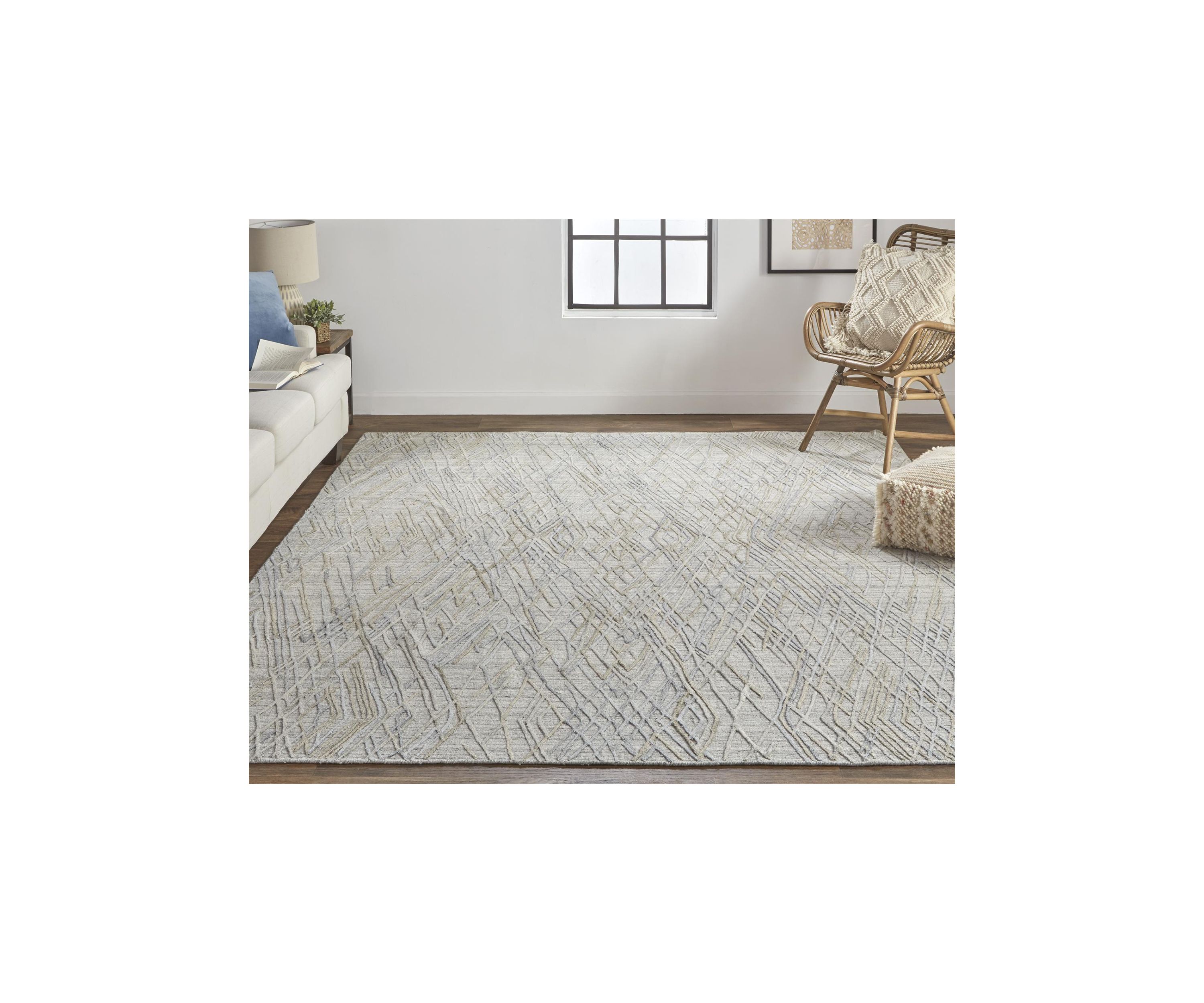 Huntley Modern Abstract Area Rug